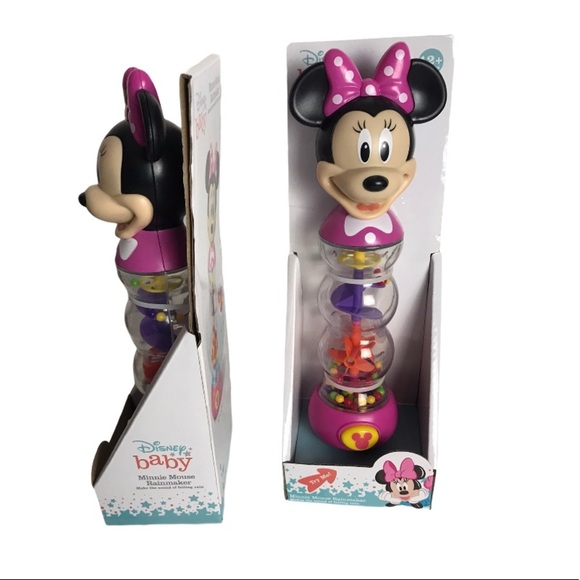 Disney Baby Minnie Mouse Light Up Rainmaker Toy - Picture 7 of 9